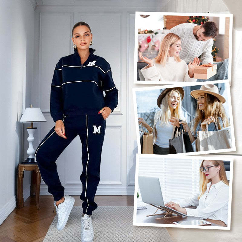 Women's 2-Piece Lounge Set – Hoodless Pullover & Sweatpants