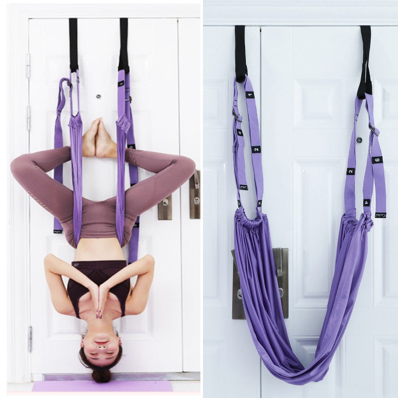 Fitness Hip Stretch Yoga Belt – Inverted Rope Pull Stretch Trainer for Lower Waist & Splits