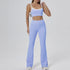 Nude Feel High Elastic Sports Contrast Color Yoga Suit
