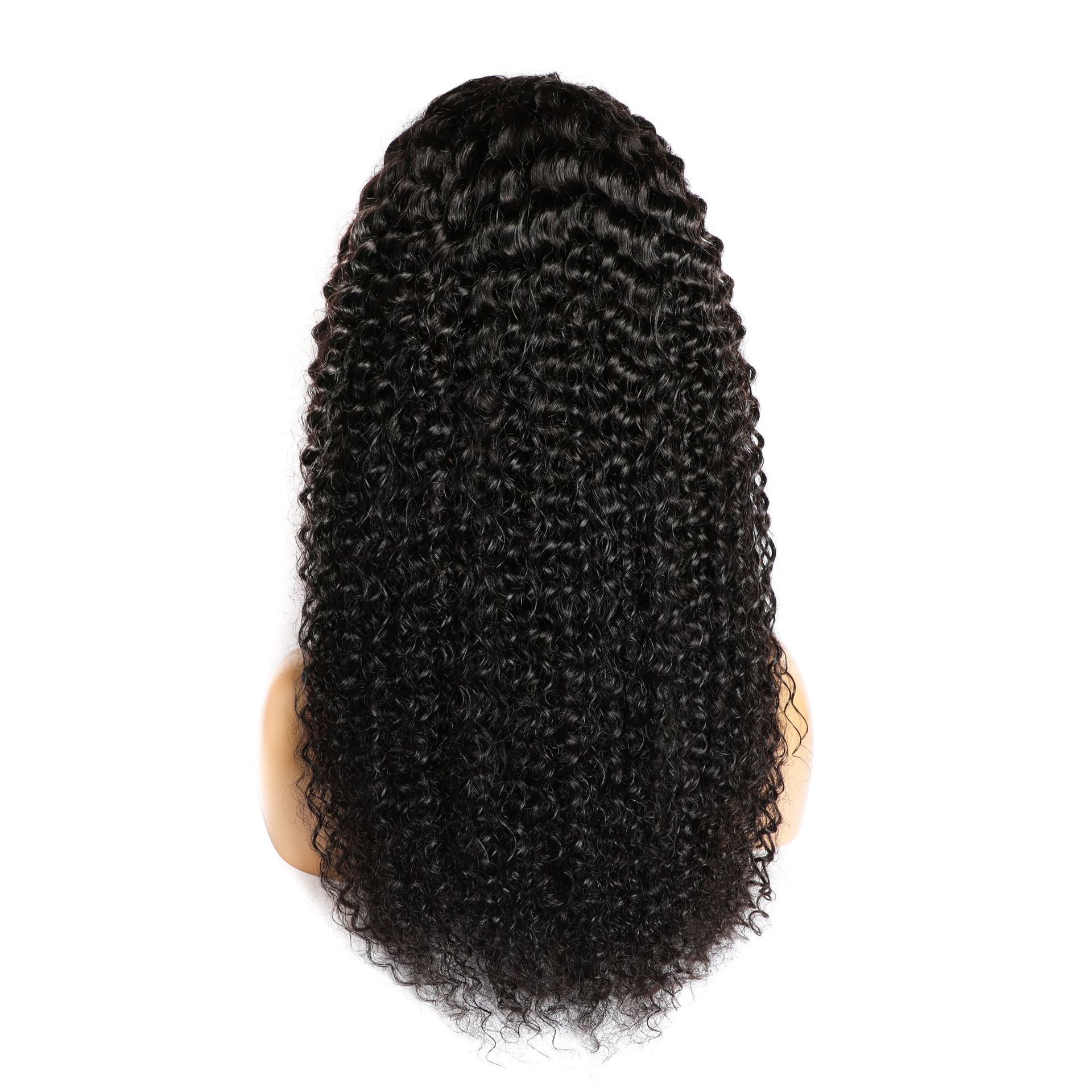 Curly Human Hair Wig – Natural & Voluminous Look