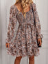 Spring & Summer Women's Bohemian Print Dress – Elegant & Stylish
