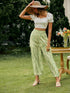 Spring & Summer Elegant Micro Lamina Commuting Trouser Suit