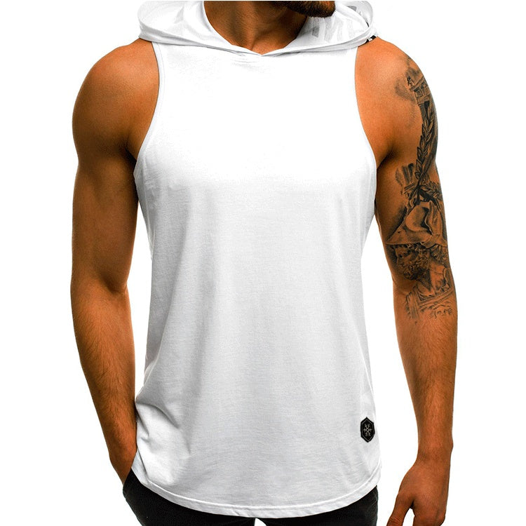 Solid Color Hooded Vest