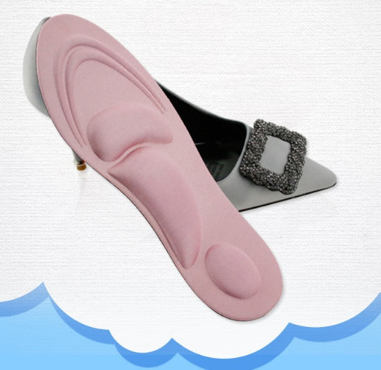 Soft 4D Sport Sponge Insole – High Heel Shoe Pad for Men & Women