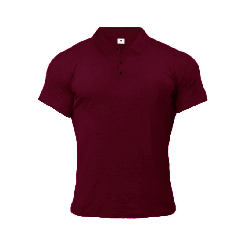 Men's Sports Polo Shirt – Summer Short-Sleeve Slim Fit
