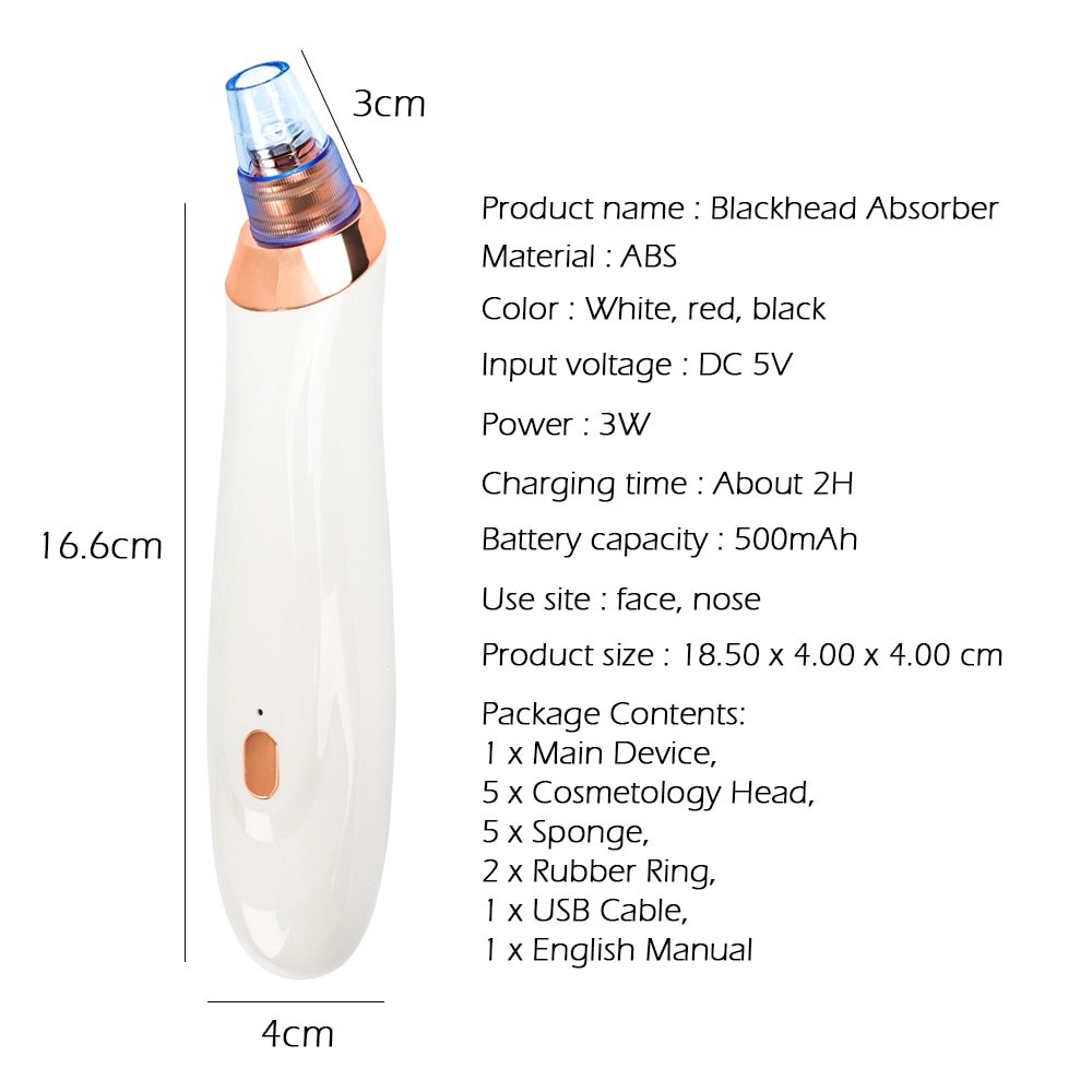 Electric Blackhead Remover & Pore Cleaner