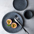 Retro-Style Ceramic Round Dinner Plate – European Flat Plate
