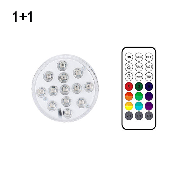 13 LED Submersible Light – Waterproof Underwater Lamp with RF Remote