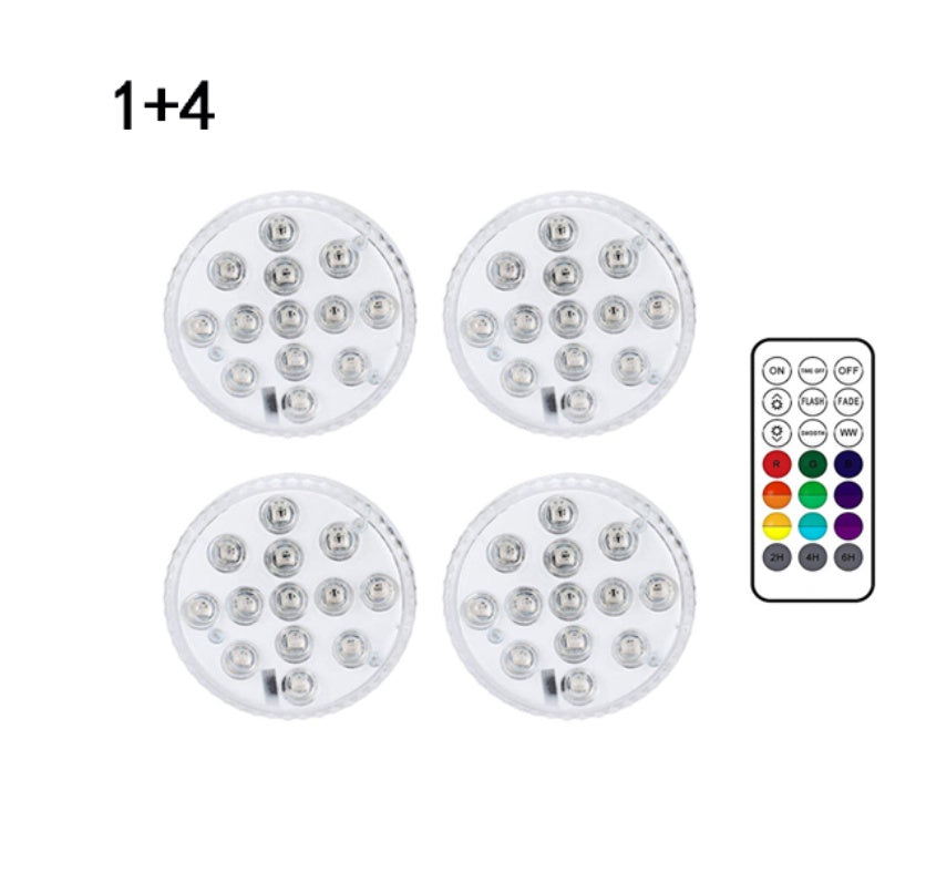 13 LED Submersible Light – Waterproof Underwater Lamp with RF Remote