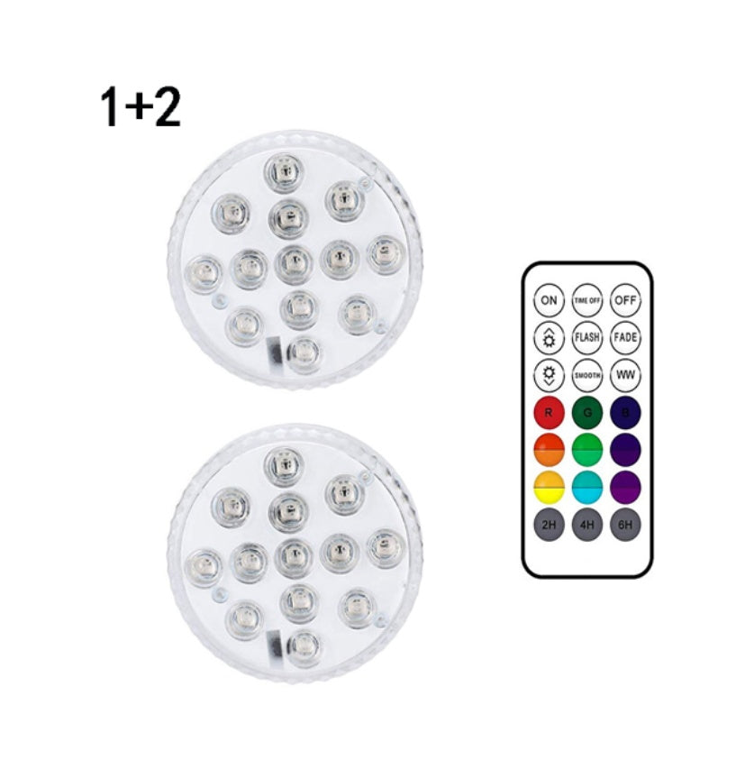 13 LED Submersible Light – Waterproof Underwater Lamp with RF Remote