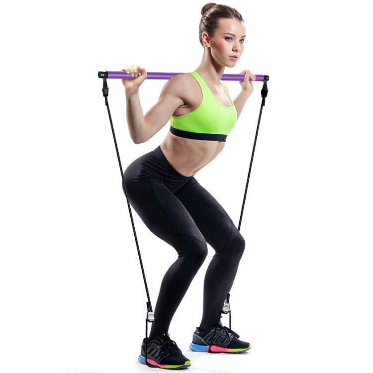 Multifunctional Pilates & Yoga Tension Bar – Fitness, Slimming, and Body Toning