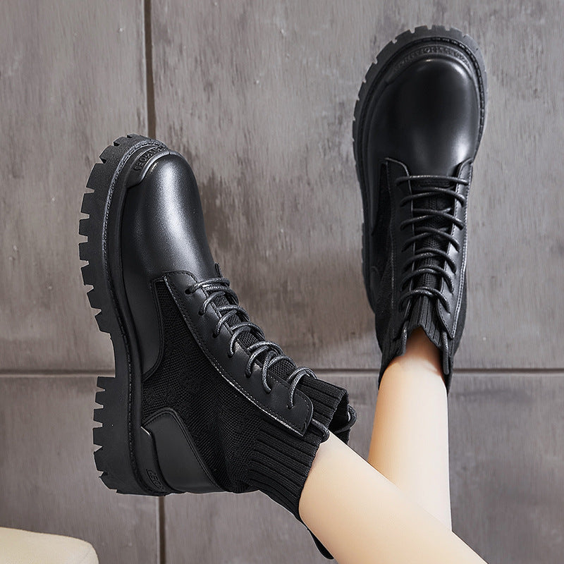 Spot Winter High Top British Martin Boots – Korean Fashion Short Boots