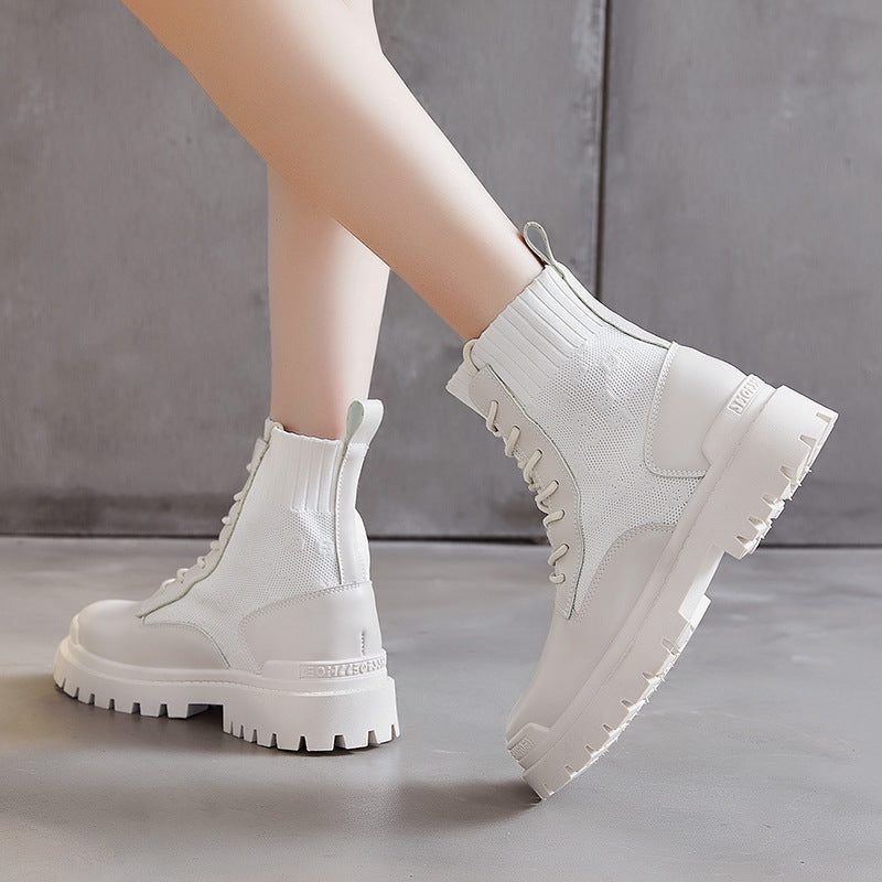 Spot Winter High Top British Martin Boots – Korean Fashion Short Boots