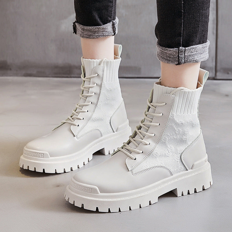 Spot Winter High Top British Martin Boots – Korean Fashion Short Boots