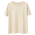 Spring & Summer Solid Color Commuter Pullover T-Shirt