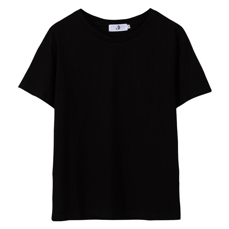 Spring & Summer Solid Color Commuter Pullover T-Shirt