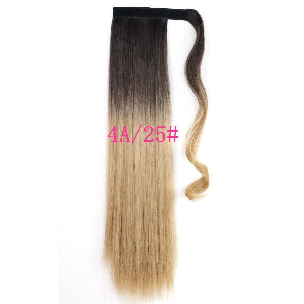 Long Straight Wrap Around Clip-In Ponytail Hair Extension