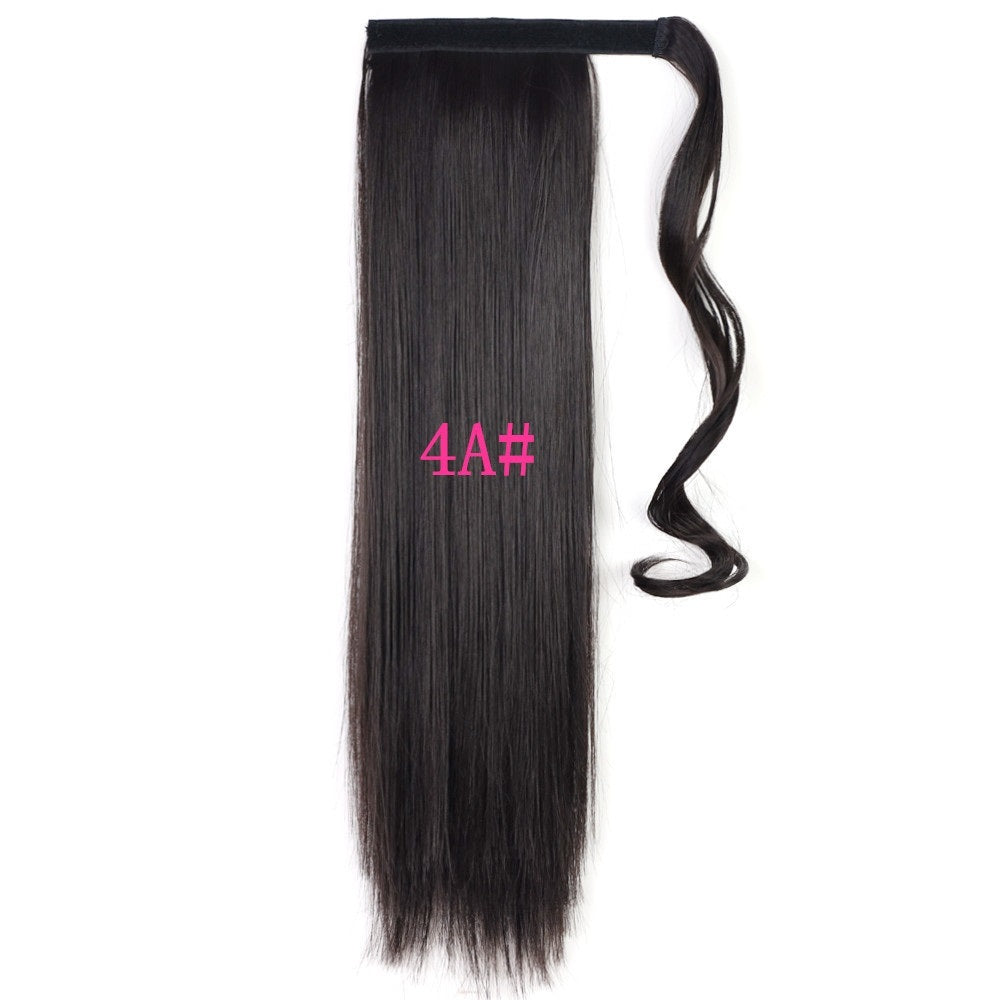 Long Straight Wrap Around Clip-In Ponytail Hair Extension