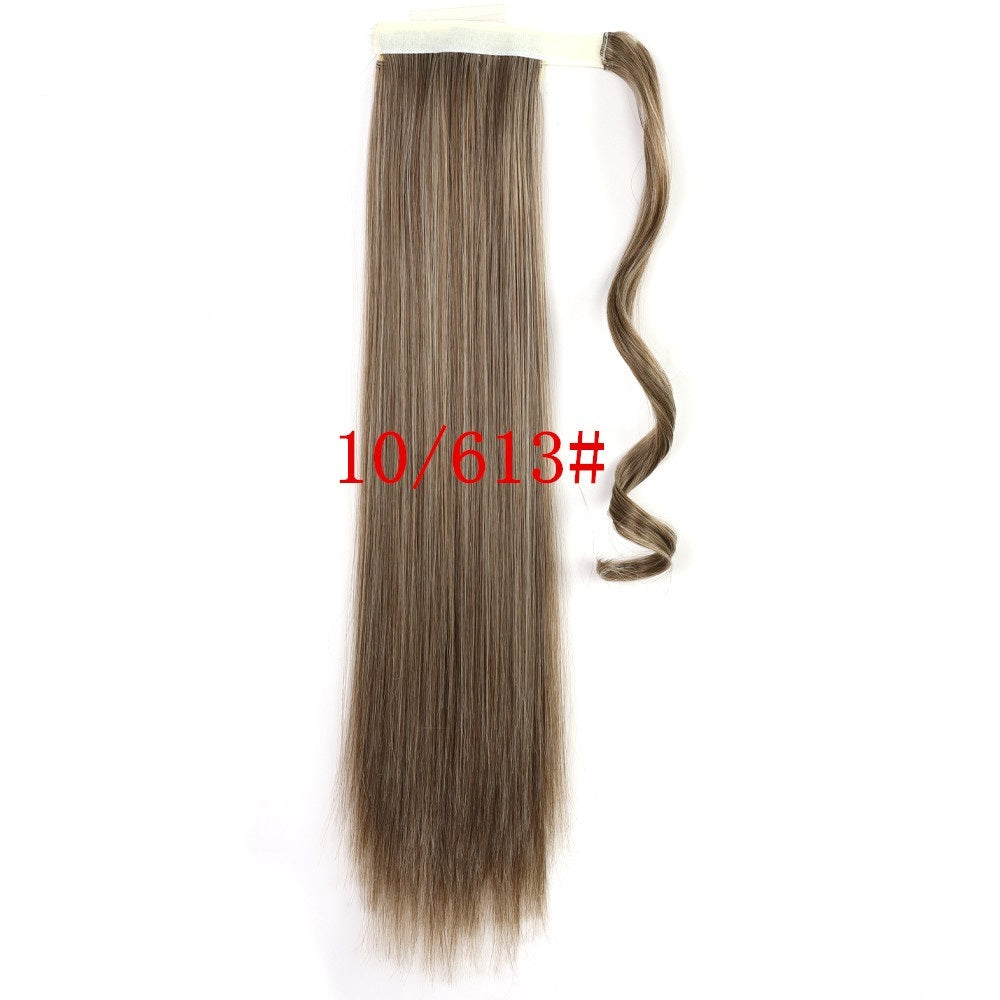 Long Straight Wrap Around Clip-In Ponytail Hair Extension