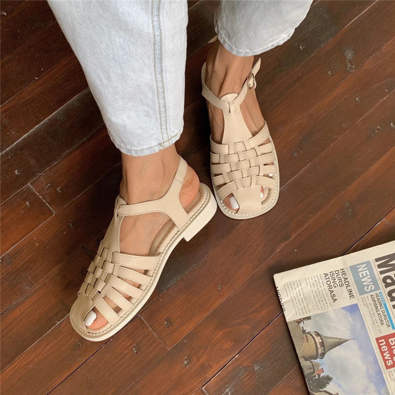Spring & Summer Mary Jane Thick Heel Women's Shoes