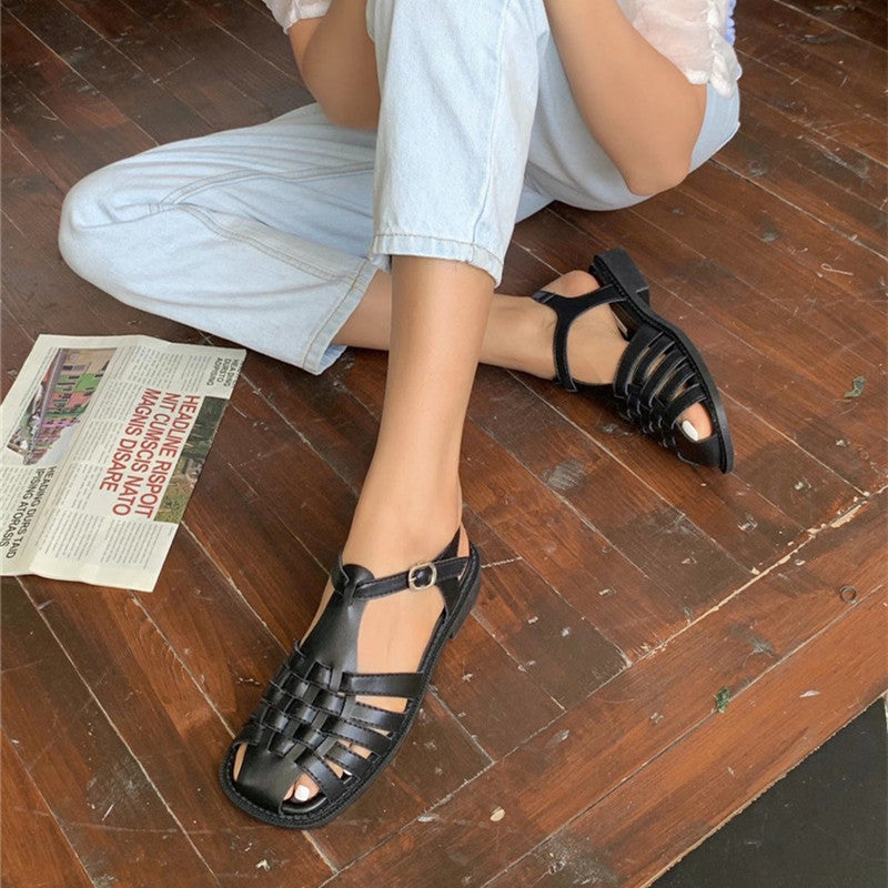 Spring & Summer Mary Jane Thick Heel Women's Shoes