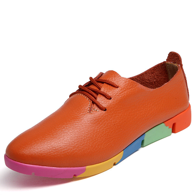 Pointed Women's Leather Shoes – Nurse & Casual Collection