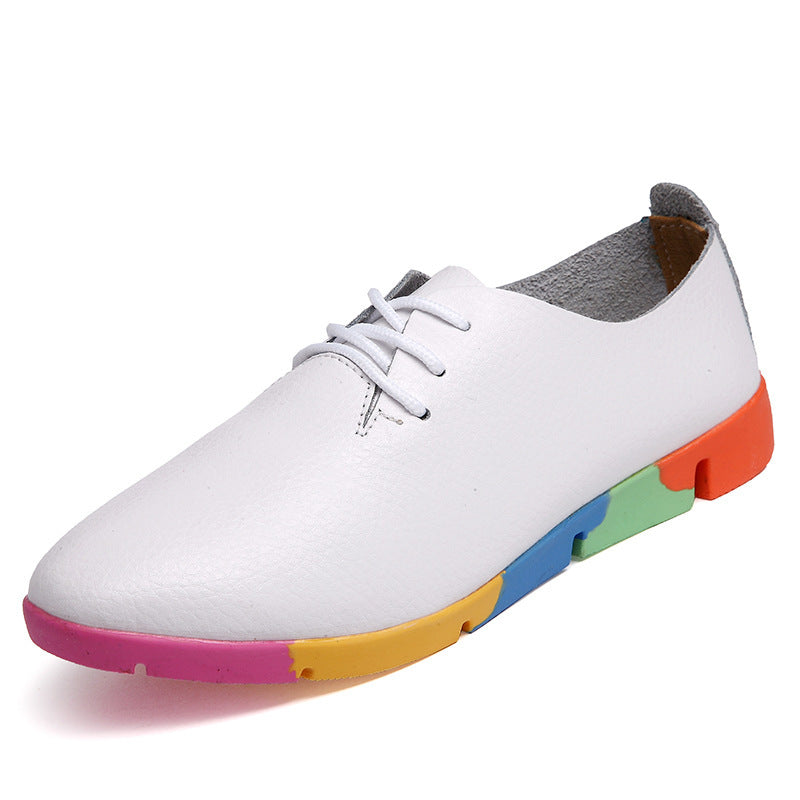 Pointed Women's Leather Shoes – Nurse & Casual Collection
