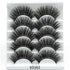 Mink False Eyelashes – 3D Handmade Soft Cotton Stalk Lashes (5 Pairs)