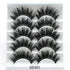 Mink False Eyelashes – 3D Handmade Soft Cotton Stalk Lashes (5 Pairs)