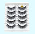 Mink False Eyelashes – 3D Handmade Soft Cotton Stalk Lashes (5 Pairs)