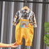 Boys Bib Two-Piece Suit Vest & Long Sleeve Top
