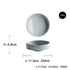Nordic Style Porcelain Dinnerware – Minimalist &amp; Elegant Design