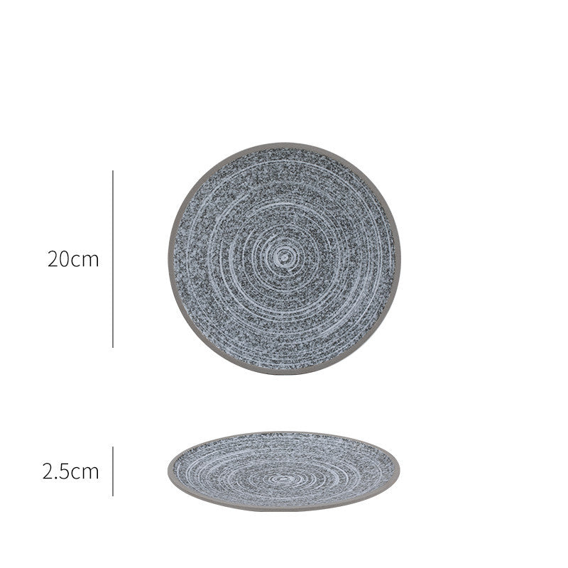 Creative Steak Dinner Plate – Nordic Style Large Flat Plate
