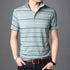 Men's Spring & Summer Striped Short-Sleeve Shirt
