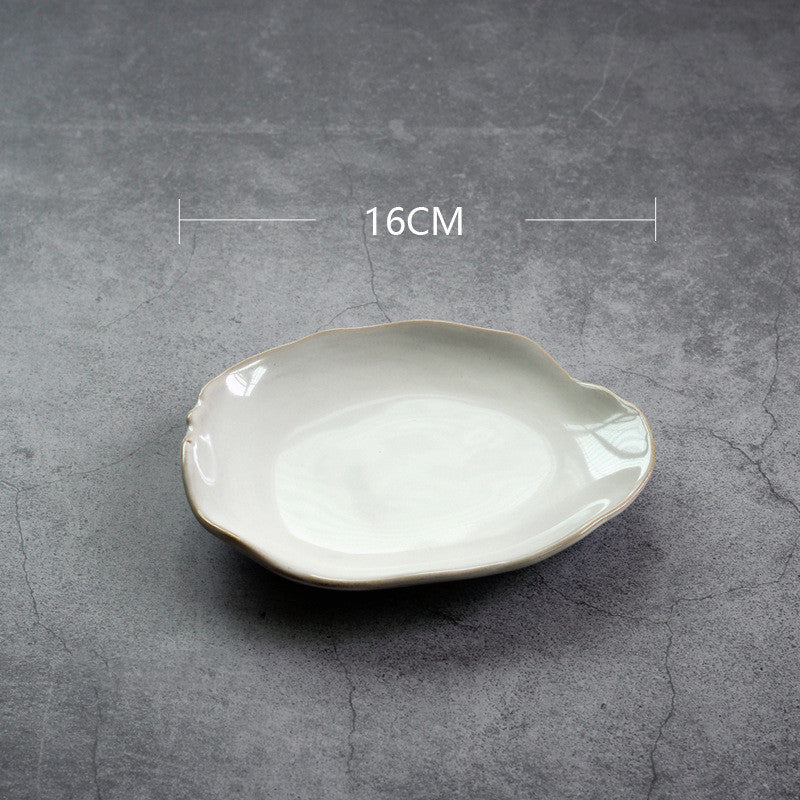 Irregular Ceramic Bowl &amp; Dinner Plate – Handcrafted Elegance