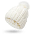 Fashionable Stretchy Satin-Lined Knit Beanie – Cozy & Stylish Winter Hat