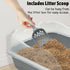 Sifting Cat Litter Box For Kittens Open Litter Box With High Sides Detachable Small Pet Toilet Travel Litter Pan For Kitty And Thiny Cats