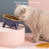 Cat &amp; Dog Bowl with Stand – Ergonomic, Non-Slip, and Durable Feeder