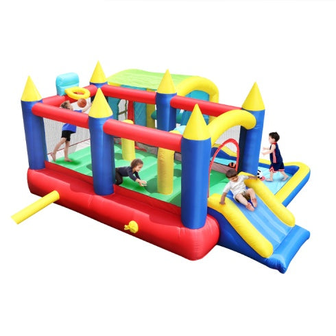 7-in-1 Inflatable Bounce House with Ball Pit – Perfect for Indoor and Outdoor Fun