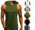 Solid Color Hooded Vest