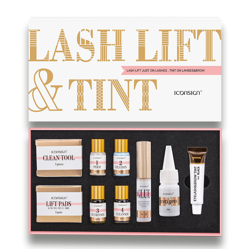 ICONSIGN Lash Lift &amp; Eyebrow Dye Tint Kit – Professional Brow Lamination & Lash Perm Set