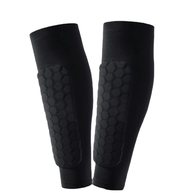 Honeycomb Shin Protection Foot Sock Men's Anti-Collision Non-slip