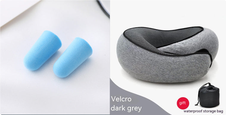 Travel Neck Pillow – U-Shaped Memory Foam Neck Cushion