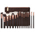 15-Piece Rose Gold Makeup Brush Set with Bag