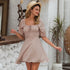 Puff Sleeve Spring & Summer Lace Dress