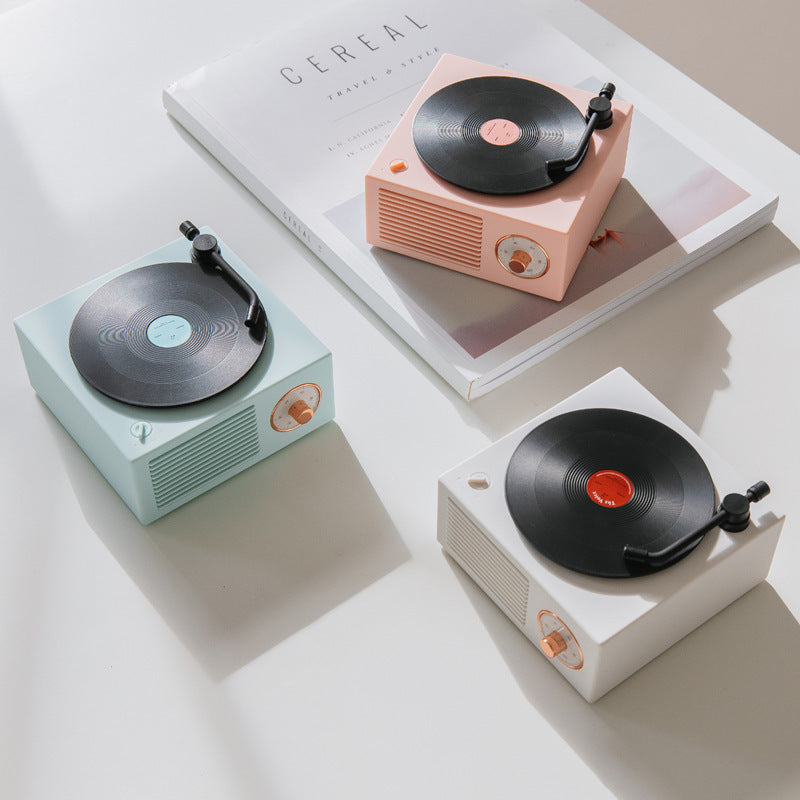 Vinyl Record Player Bluetooth Speaker - Retro & Modern Fusion