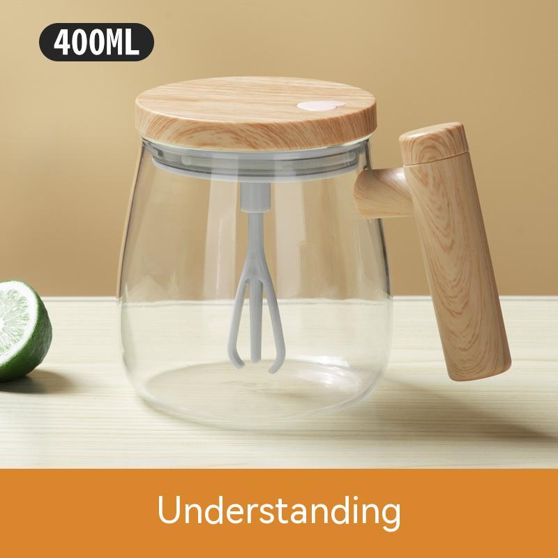 400ML Self-Stirring Electric Coffee Mug – Fast Automatic Mixing Cup