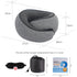 Memory Foam Travel Neck Pillow with Eye Mask – Compact Comfort for Airplanes & Cars