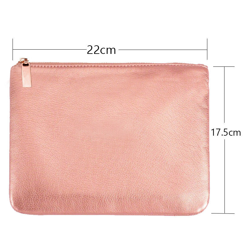 15-Piece Rose Gold Makeup Brush Set with Bag