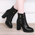 British Style Autumn And Winter Single Boots High Heels for Women